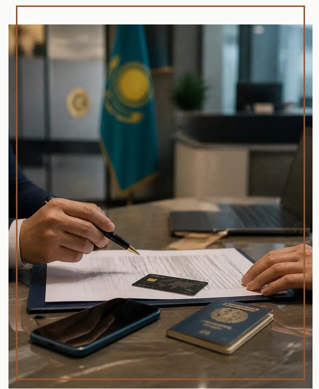 Открытие счета и банковской карты в Казахстане в Елизове